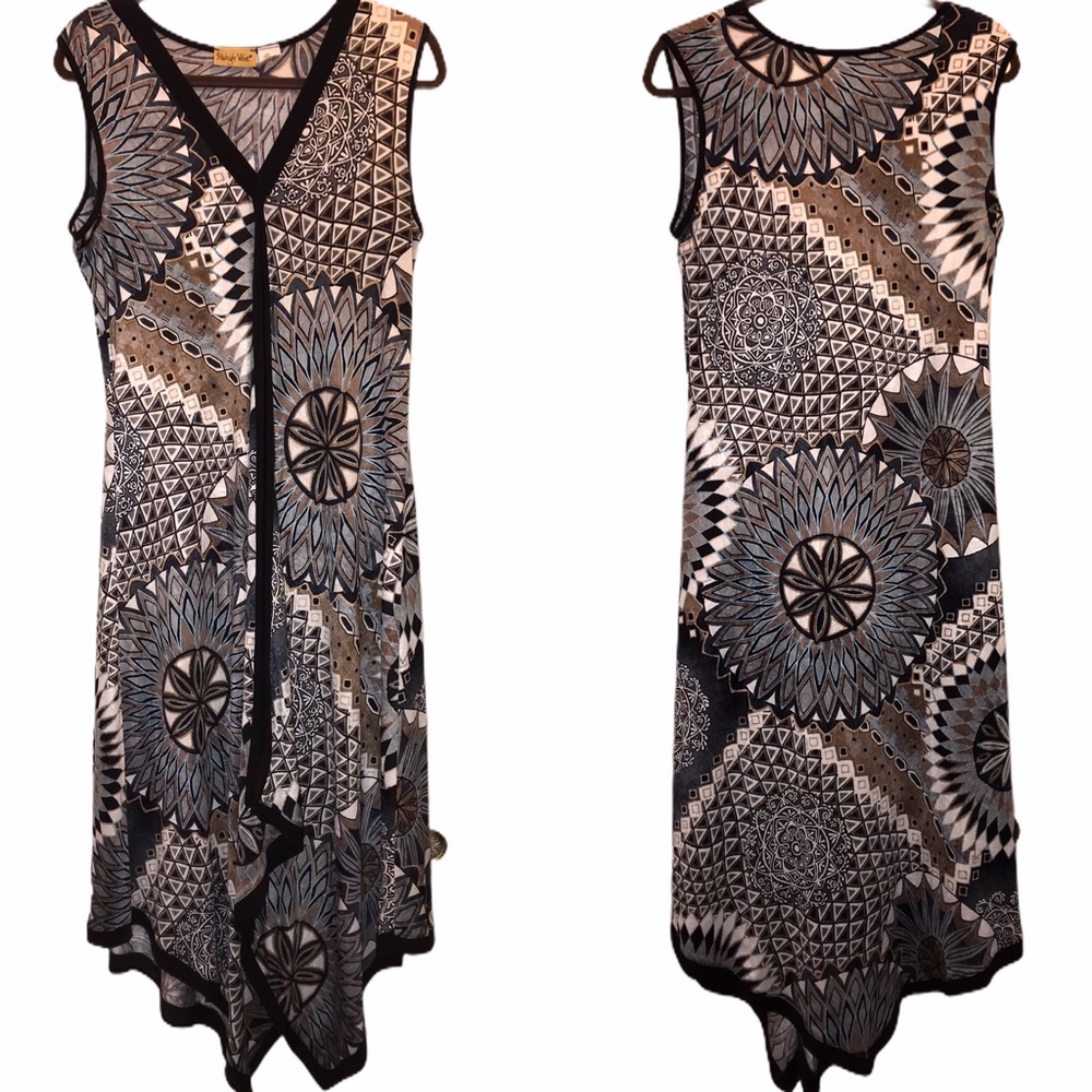 🚬 Midnight Velvet Handkerchief Dress - LG